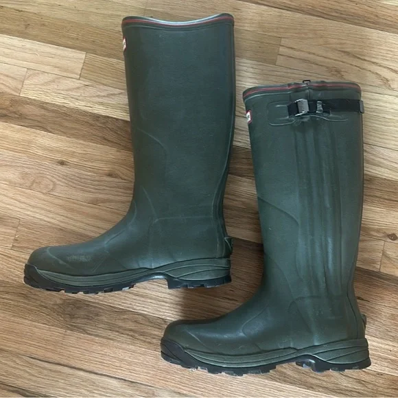 Hunter Balmoral Neoprene Zip Boot - Men's Size 10 - Picture 7 of 8